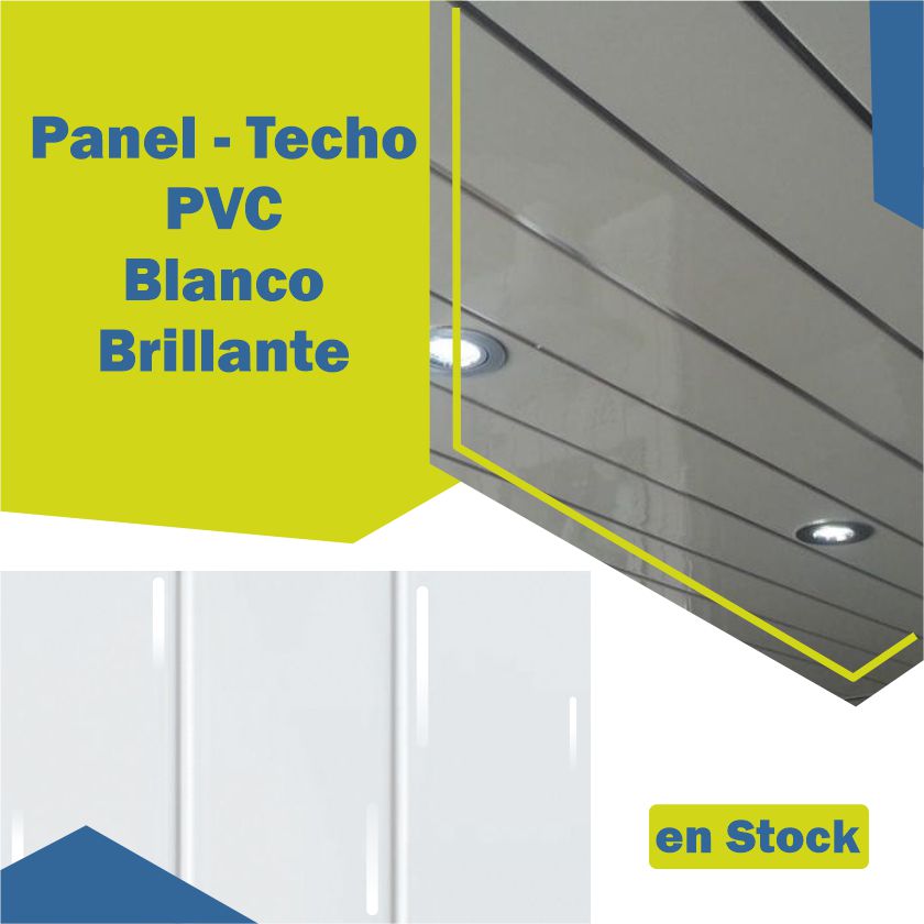 techo pvc blanco Brillante