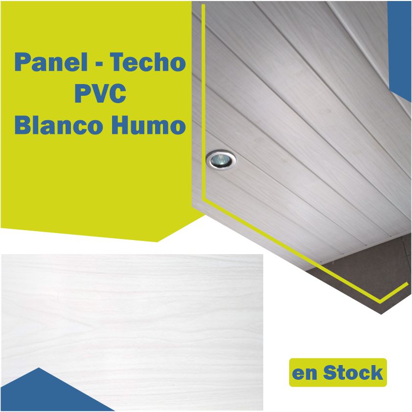 techo pvc blanco humo